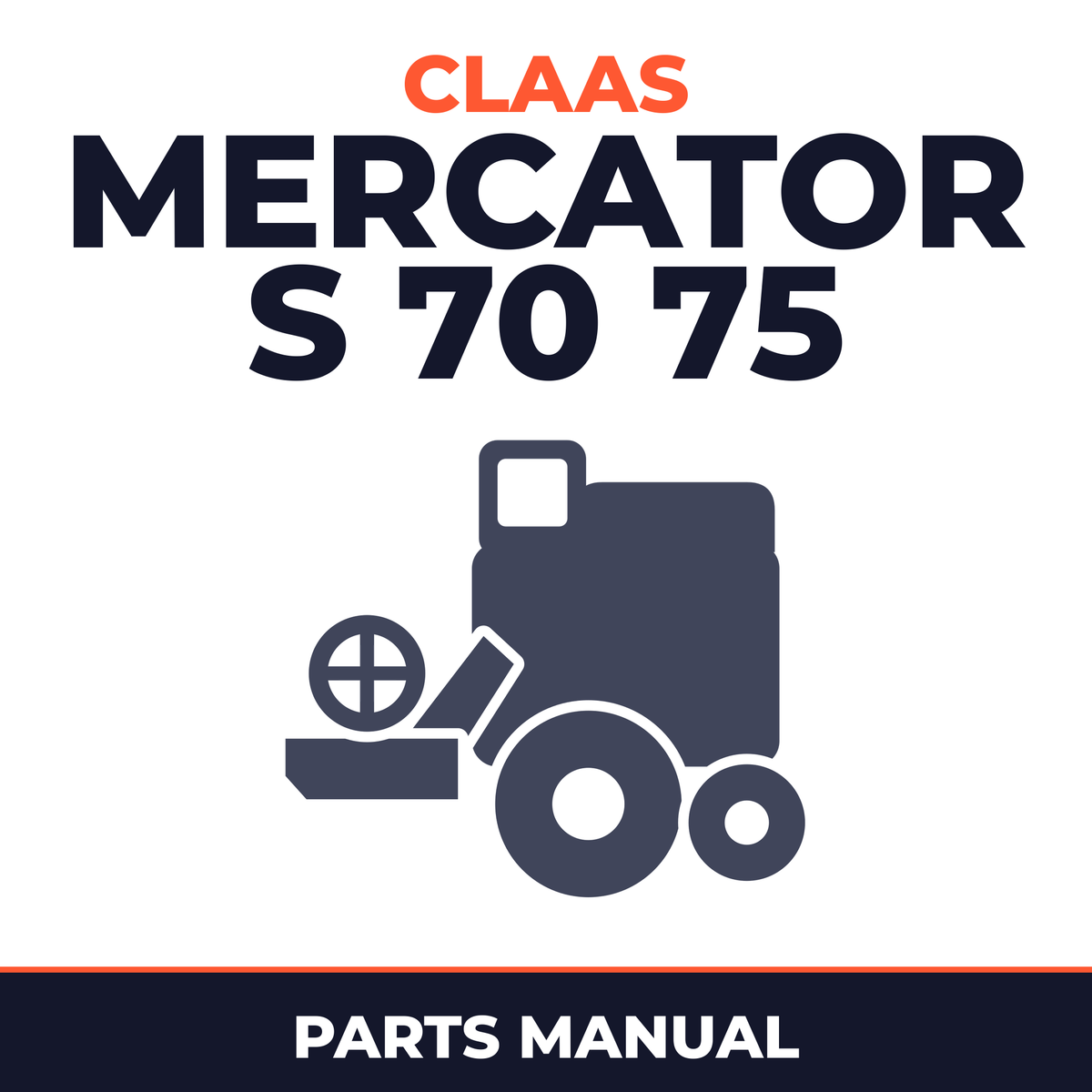 Claas Mercator S 70 75 Combine Parts Manual