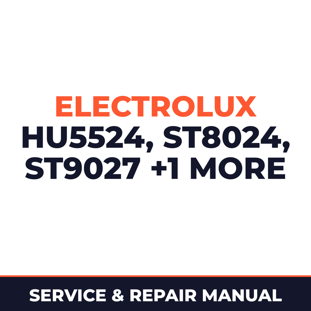 Electrolux HU 5524 ST/ 8024 9027 1130 ST Snow Thrower Machine Service & Repair Manual