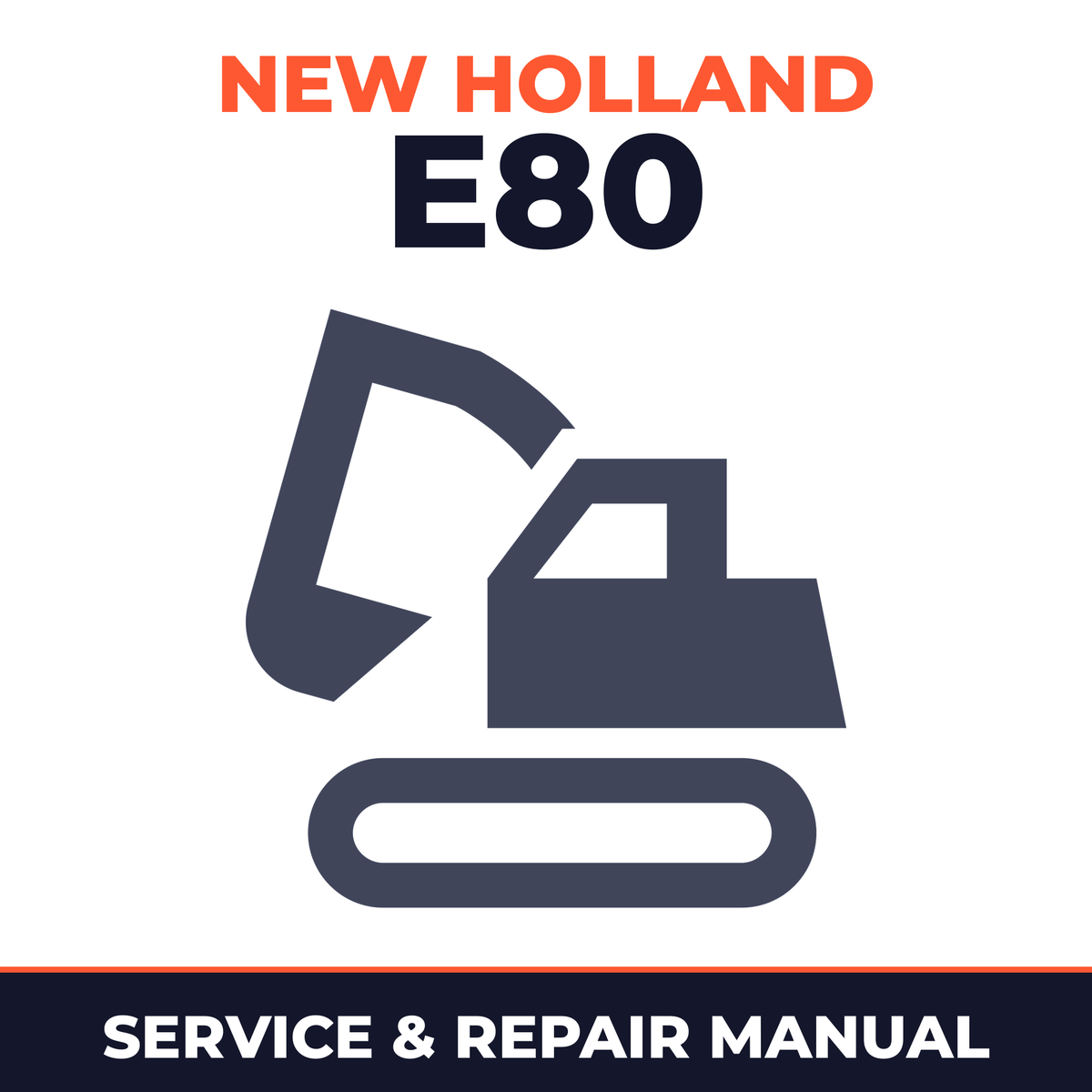Fiat Kobelco Compact LINE E80 Evolution Midi Excavators* Factory Service / Repair/ Workshop Manual !