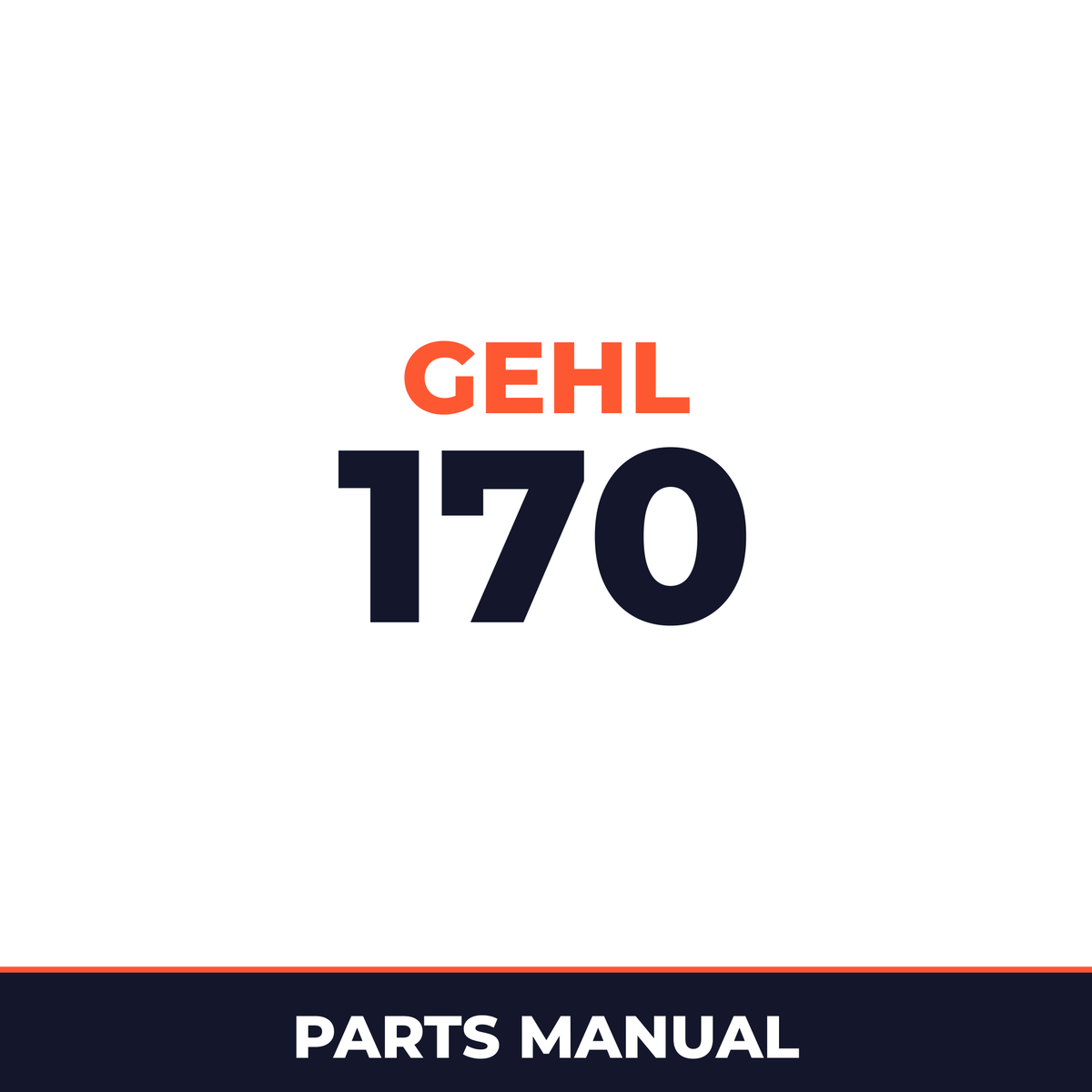 Gehl 170 Roller Mixer Part Machine Parts Manual