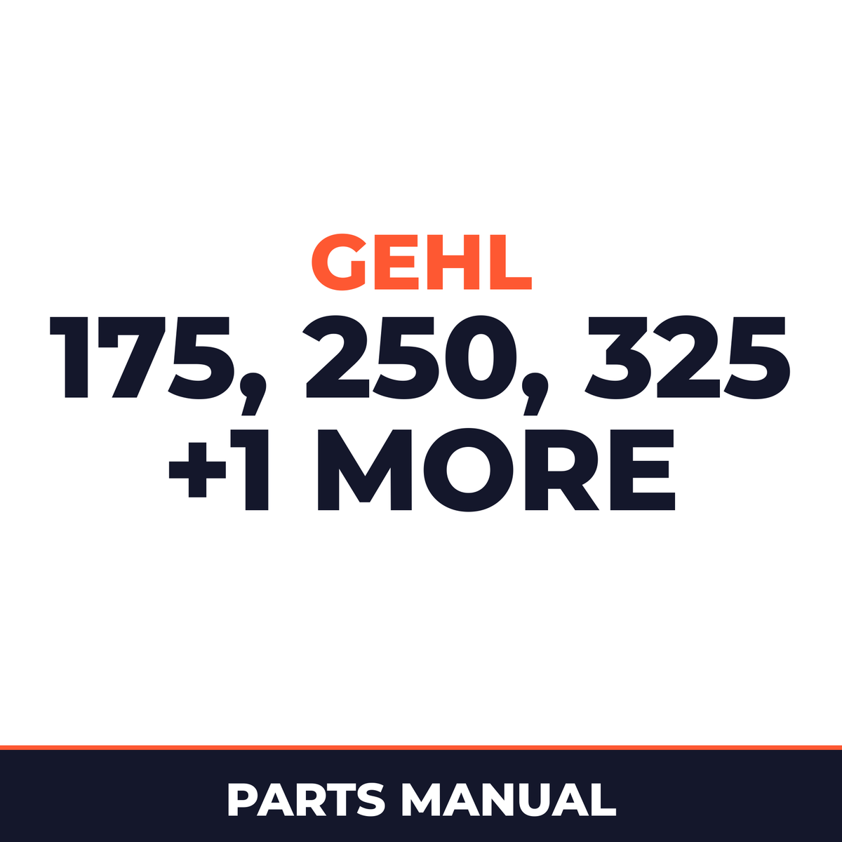 Gehl 175 250 325 & 425 Manure Spreaders Parts Manual