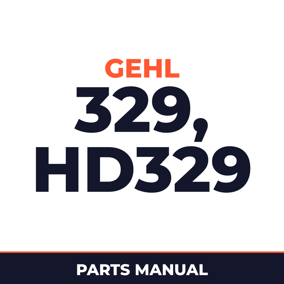 Gehl Scavenger II 329 Agricultural Spreader & HD329 Industrial Waste Parts Manual