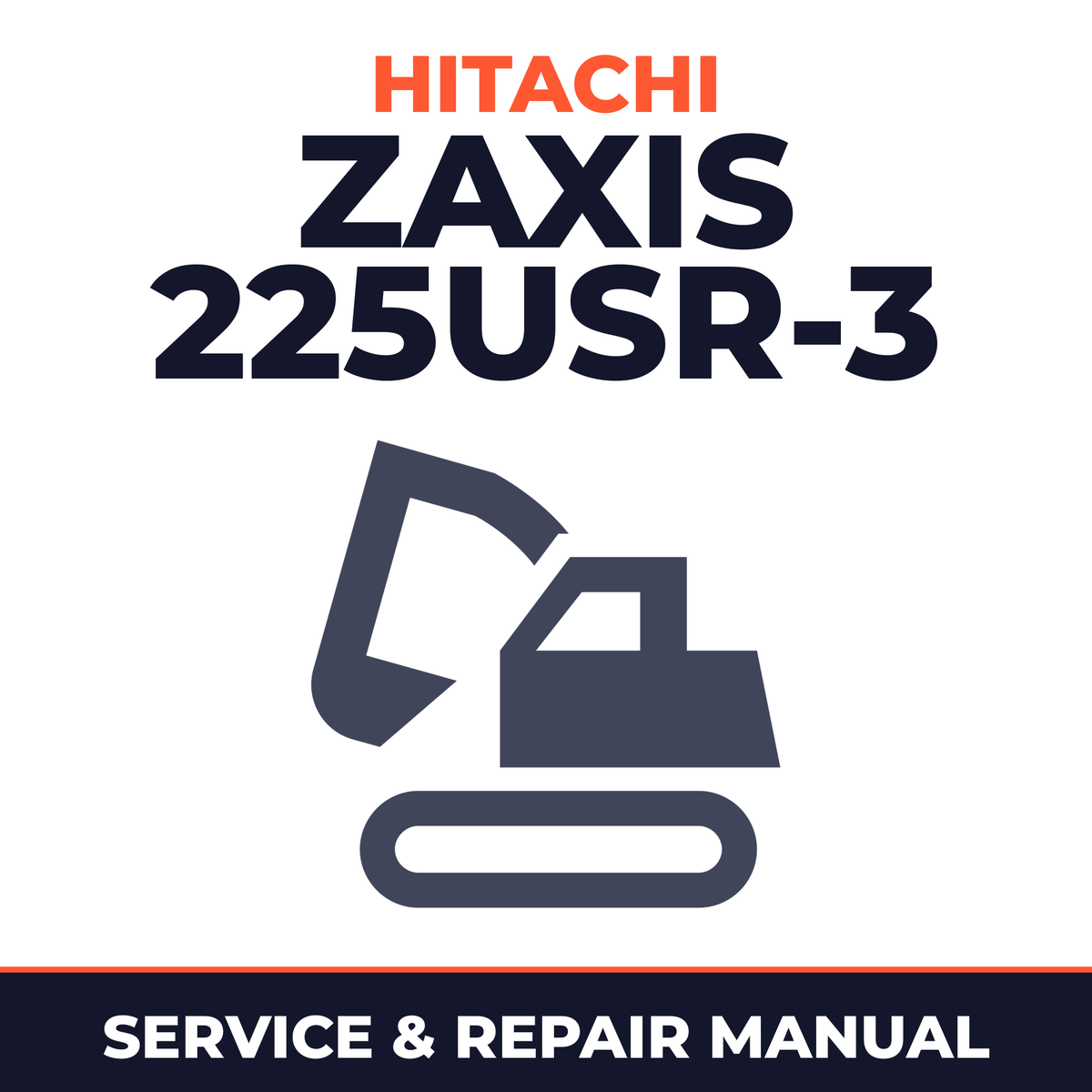 Hitachi Zaxis 225USR-3 Hydraulic Excavator Full Service