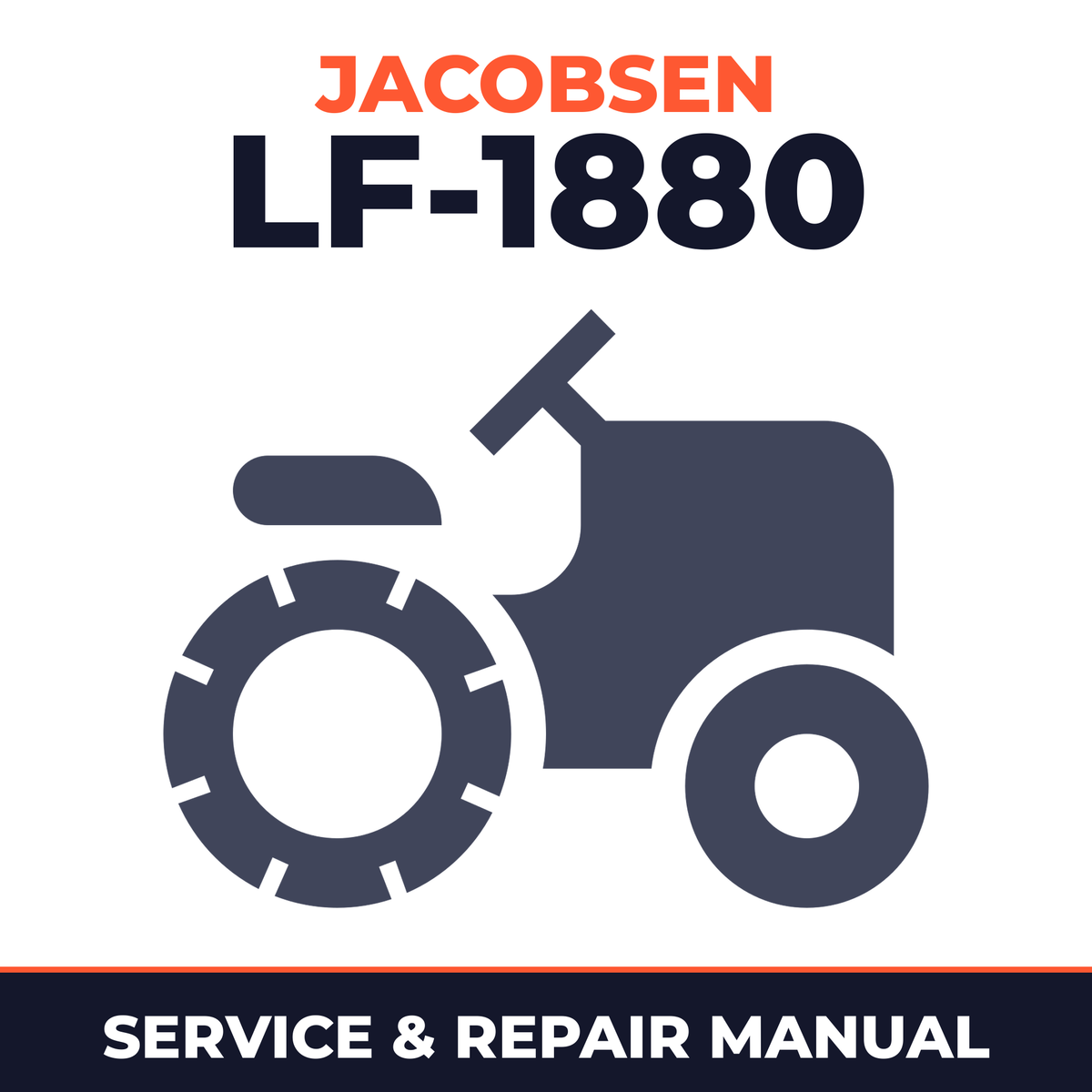 Jacobsen LF-1880 Riding Mower Service & Repair Manual