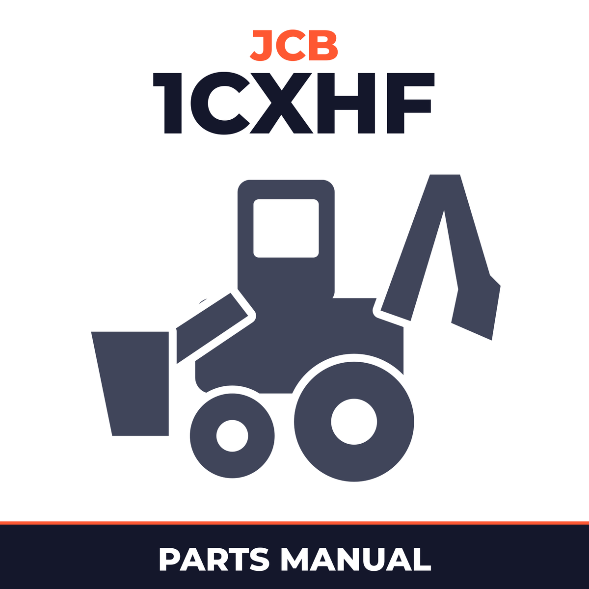 JCB 1CXHF BACKHOE Loader Parts Catalog Manual #4