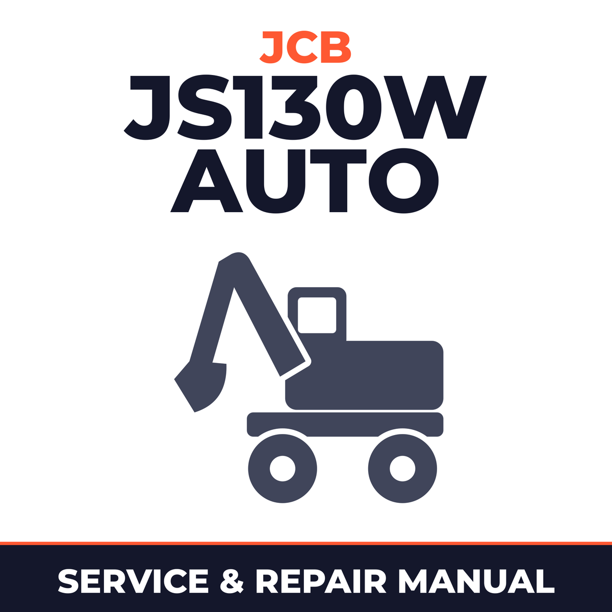 JCB JS130W Auto Tier III, JS145W Auto Tier III, JS160W Auto Tier III, JS175W Auto Tier III Wheeled Excavator Service Repair Work