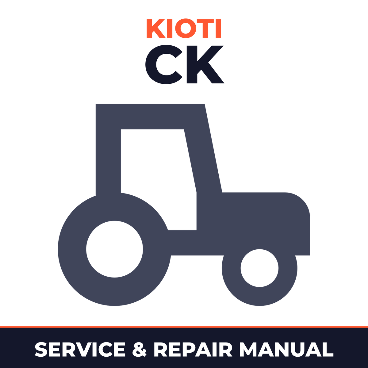 Kioti Daedong CK Tractors (CK25 CK25H CK27 CK27H CK30 CK30H CK35 CK35H) Service & Repair Manual