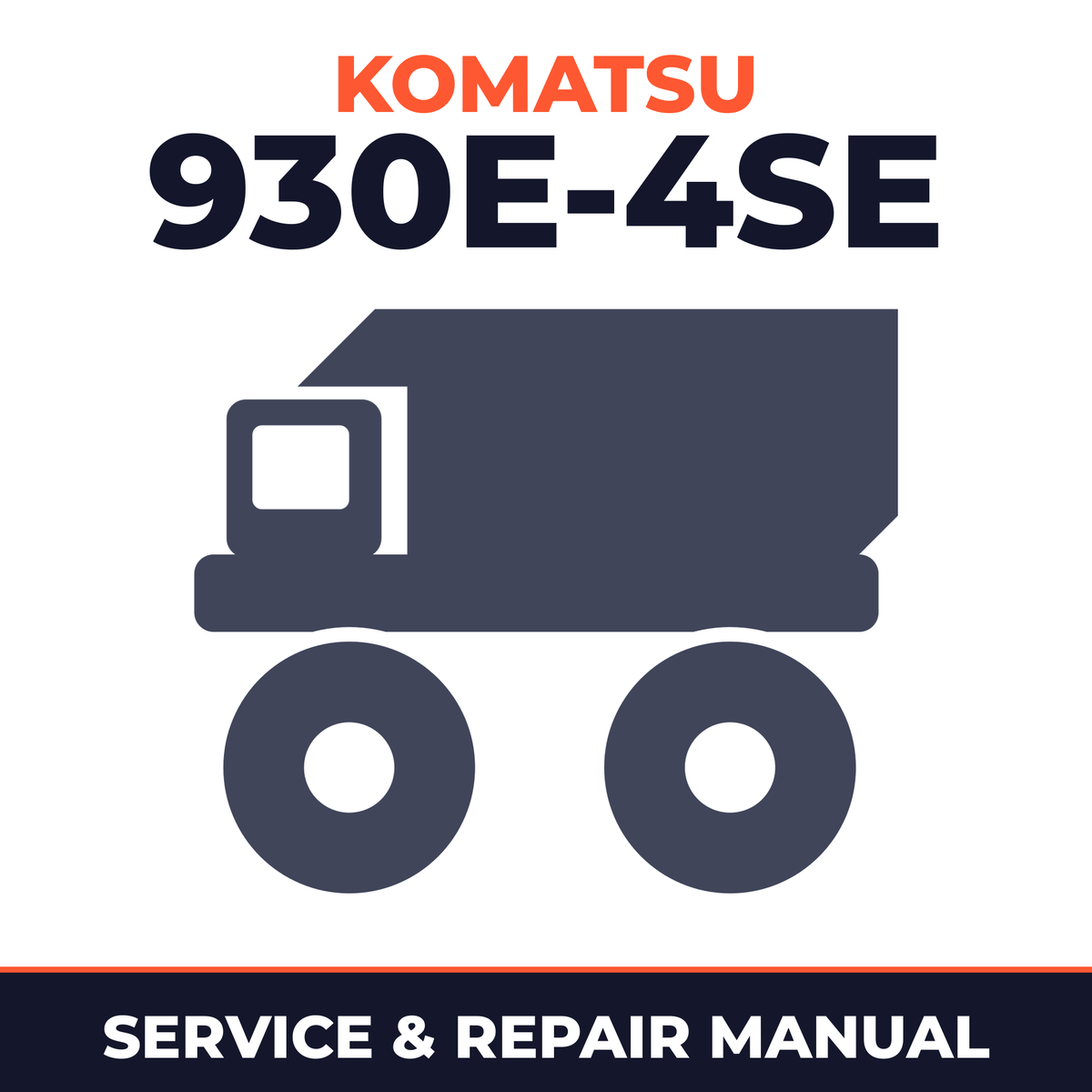 Komatsu 930E-4SE Dump Truck Service Repair Manual