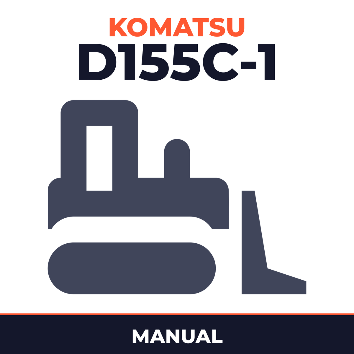 Komatsu D155C-1 Crawler Dozer Manual