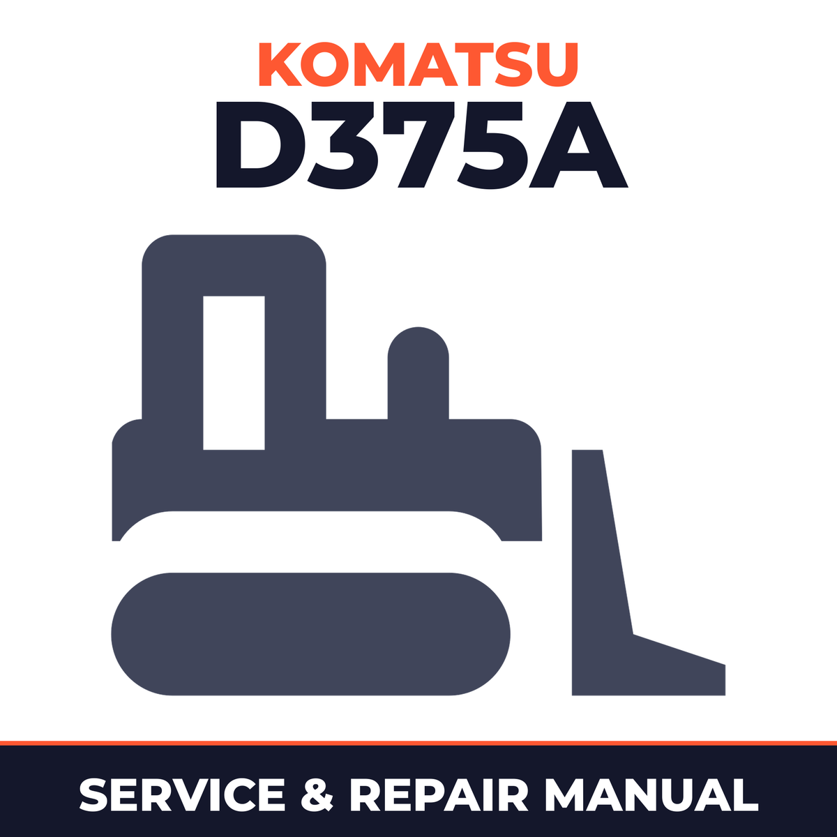 Komatsu D375A 3 Service Repair Manual
