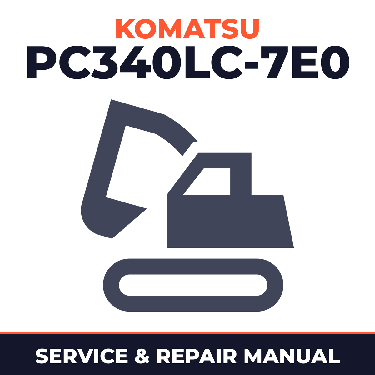 KOMATSU GALEO PC340LC-7E0 Service Manual