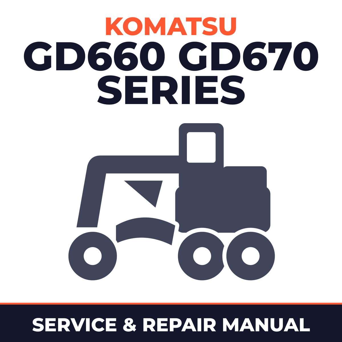 Komatsu Gd660 Gd670 Series Grader Workshop Service Manual