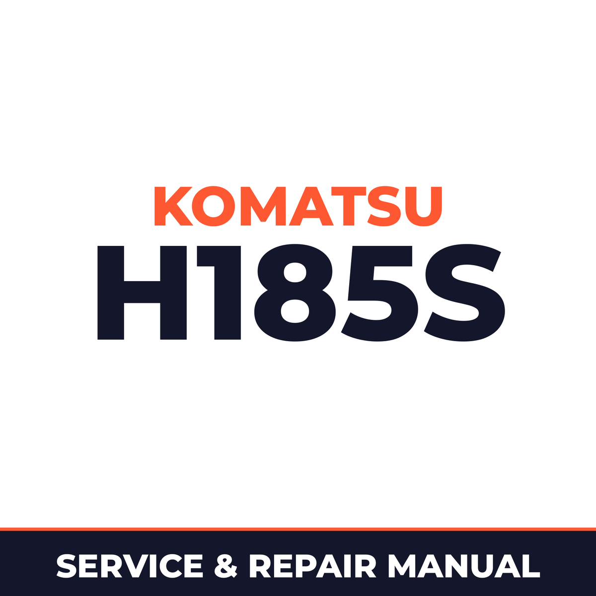 Komatsu H185S Electrical Hydraulic Diagrams Workshop Service Repair Manual SN:06018