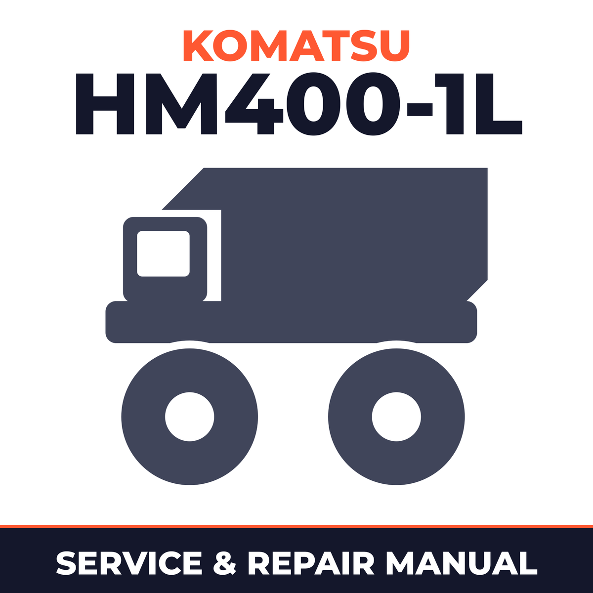 KOMATSU HM400-1L Articulated Truck Service Shop Repair Manual
