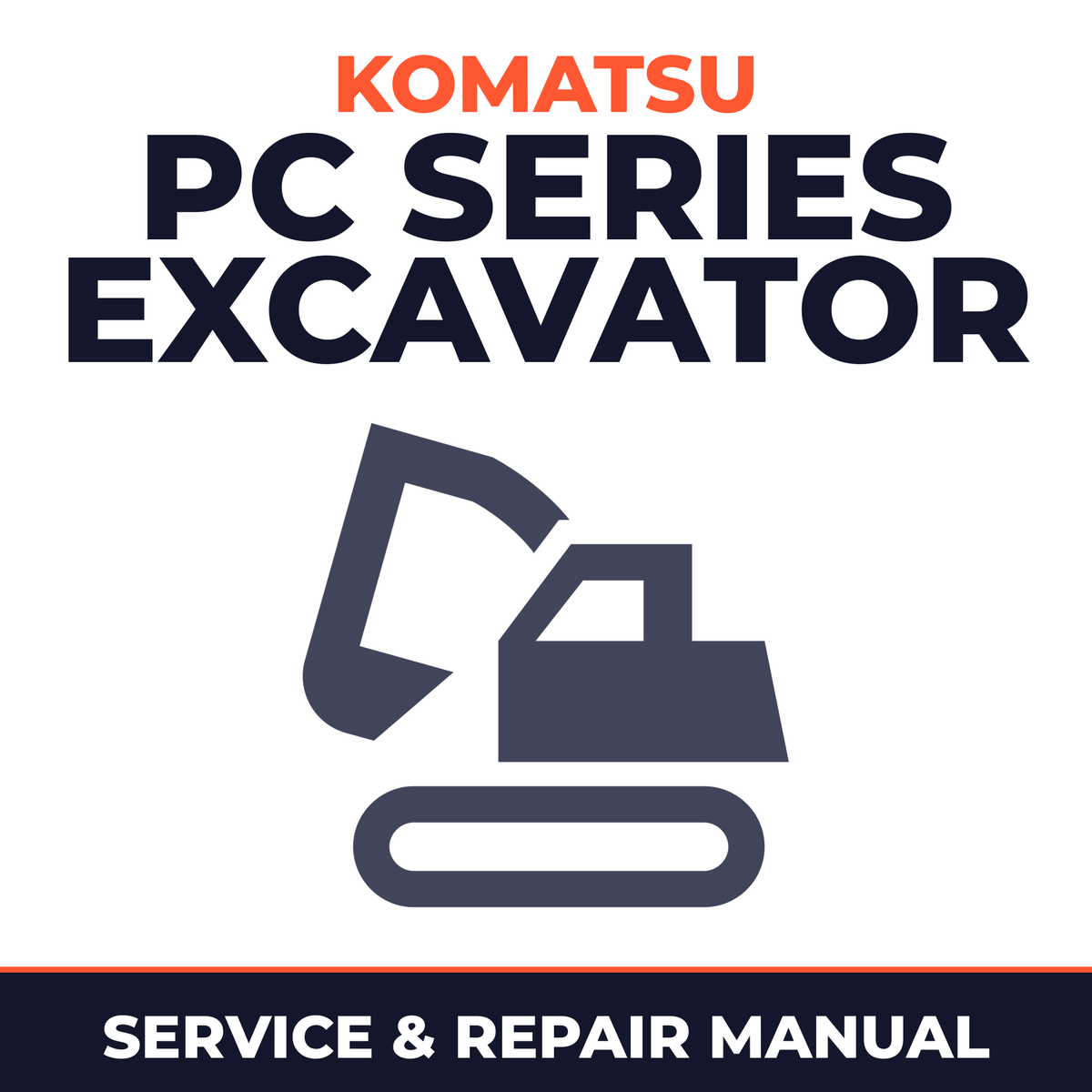 Komatsu PC Series Excavator Service & Repair Manual