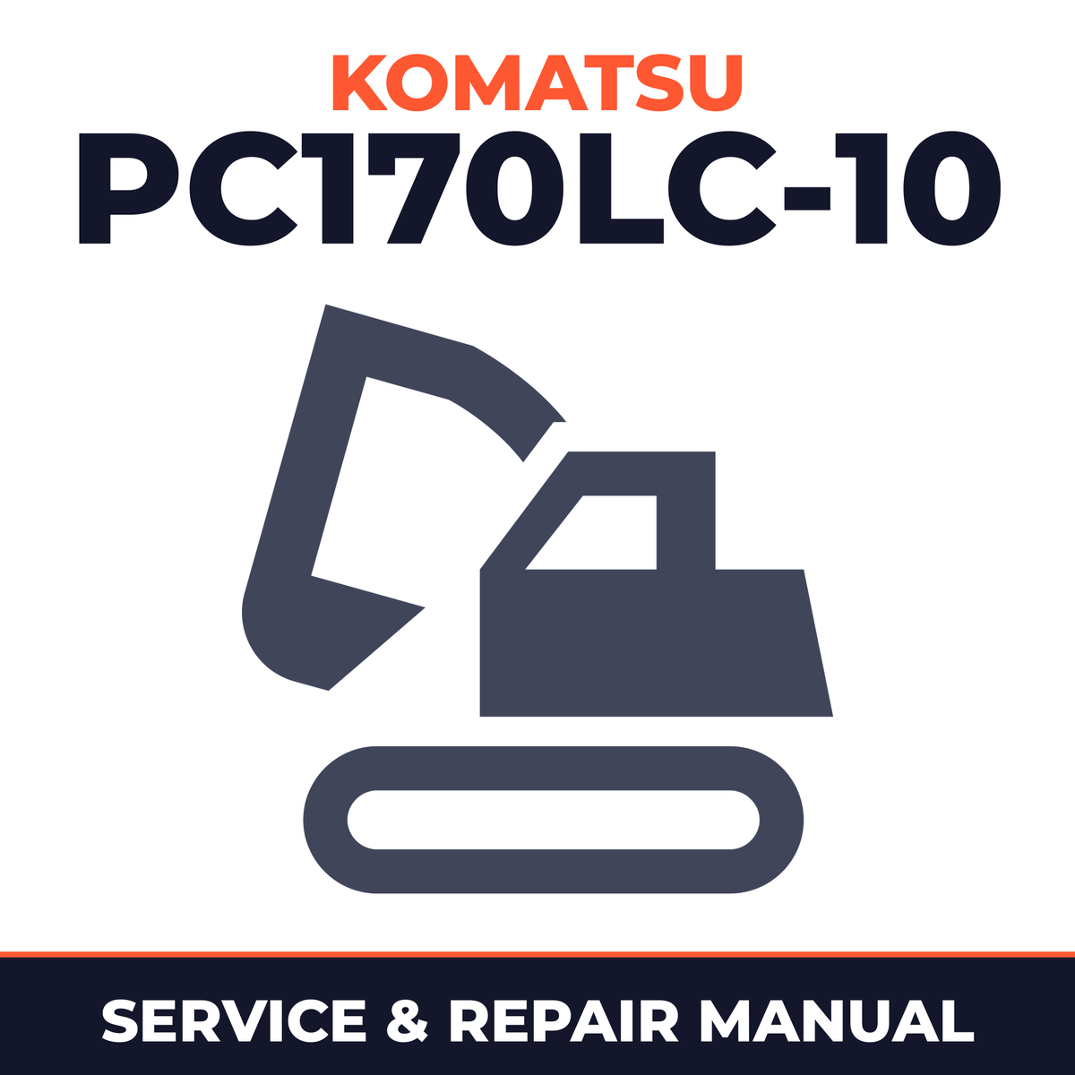 Komatsu PC170LC-10 Hydraulic Excavator Service Repair Workshop Manual (30001 and up)