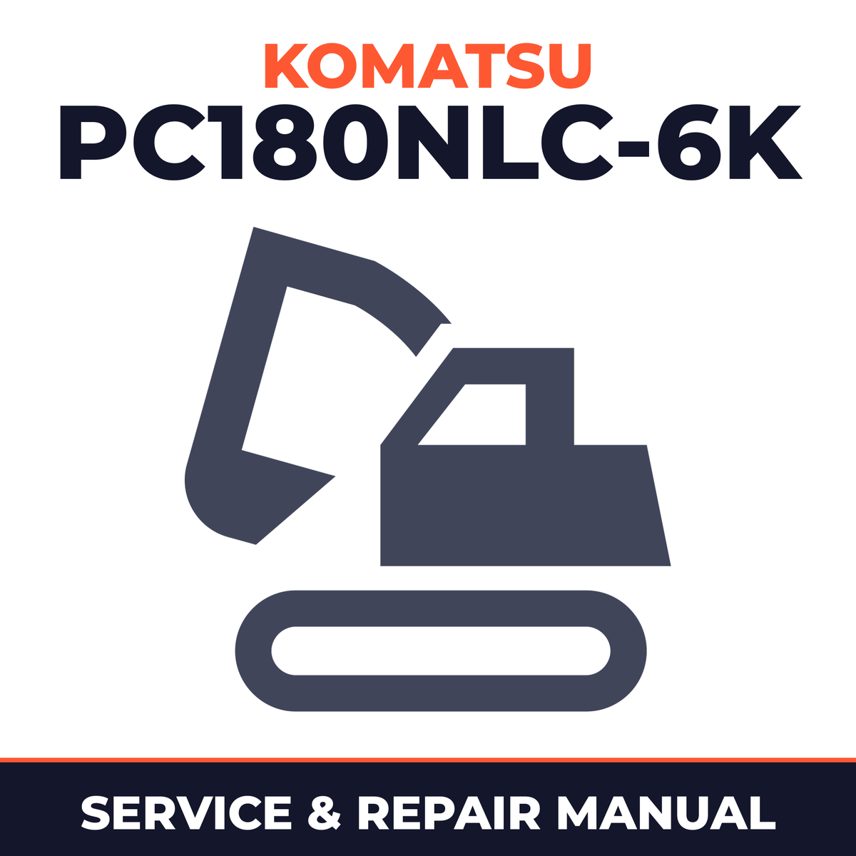 Komatsu PC180NLC-6K Hydraulic Excavator Service Manual