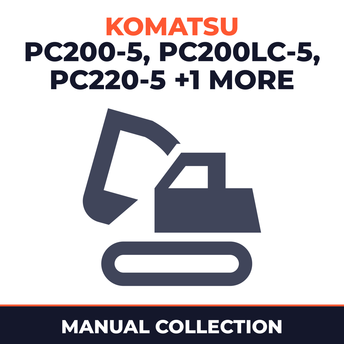 Komatsu PC200-5,PC200LC-5,PC220-5,PC220LC-5 manuals.