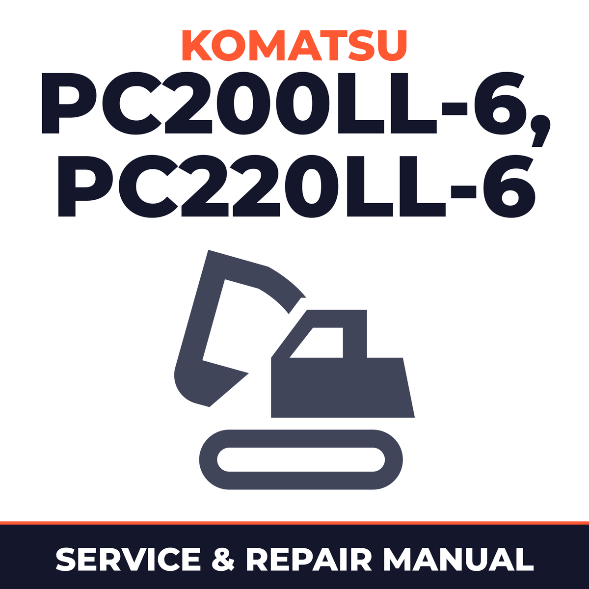 KOMATSU PC200LL-6, PC220LL-6 LOGGING Excavator Shop Manual ADDENDUM