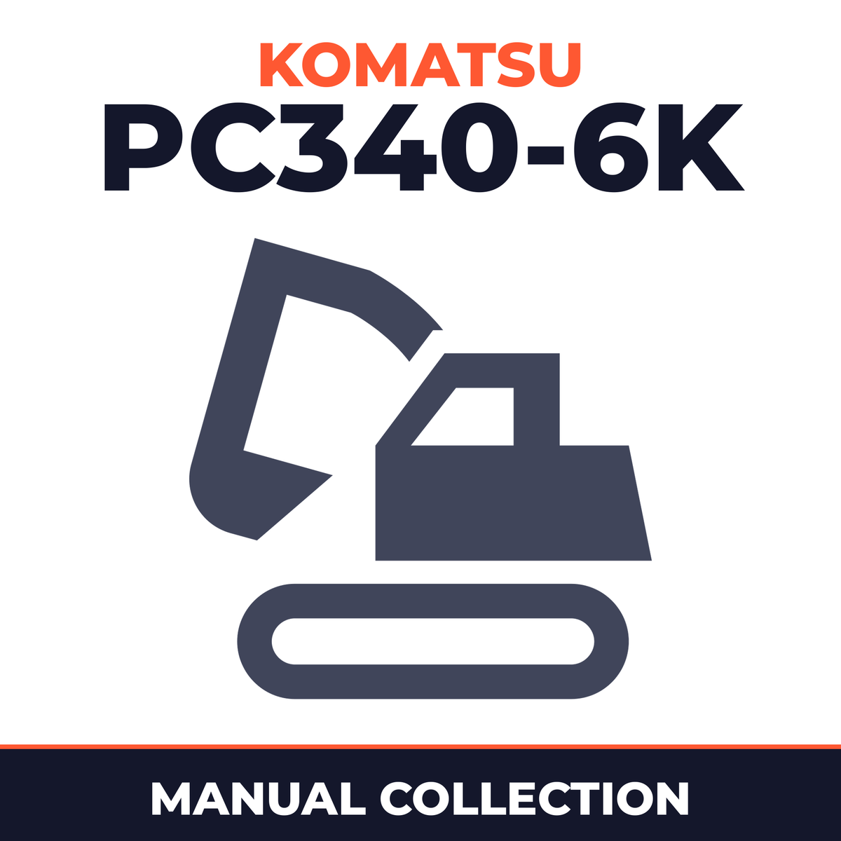 KOMATSU PC340-6K SN K30001 and up - Collection of 2 files