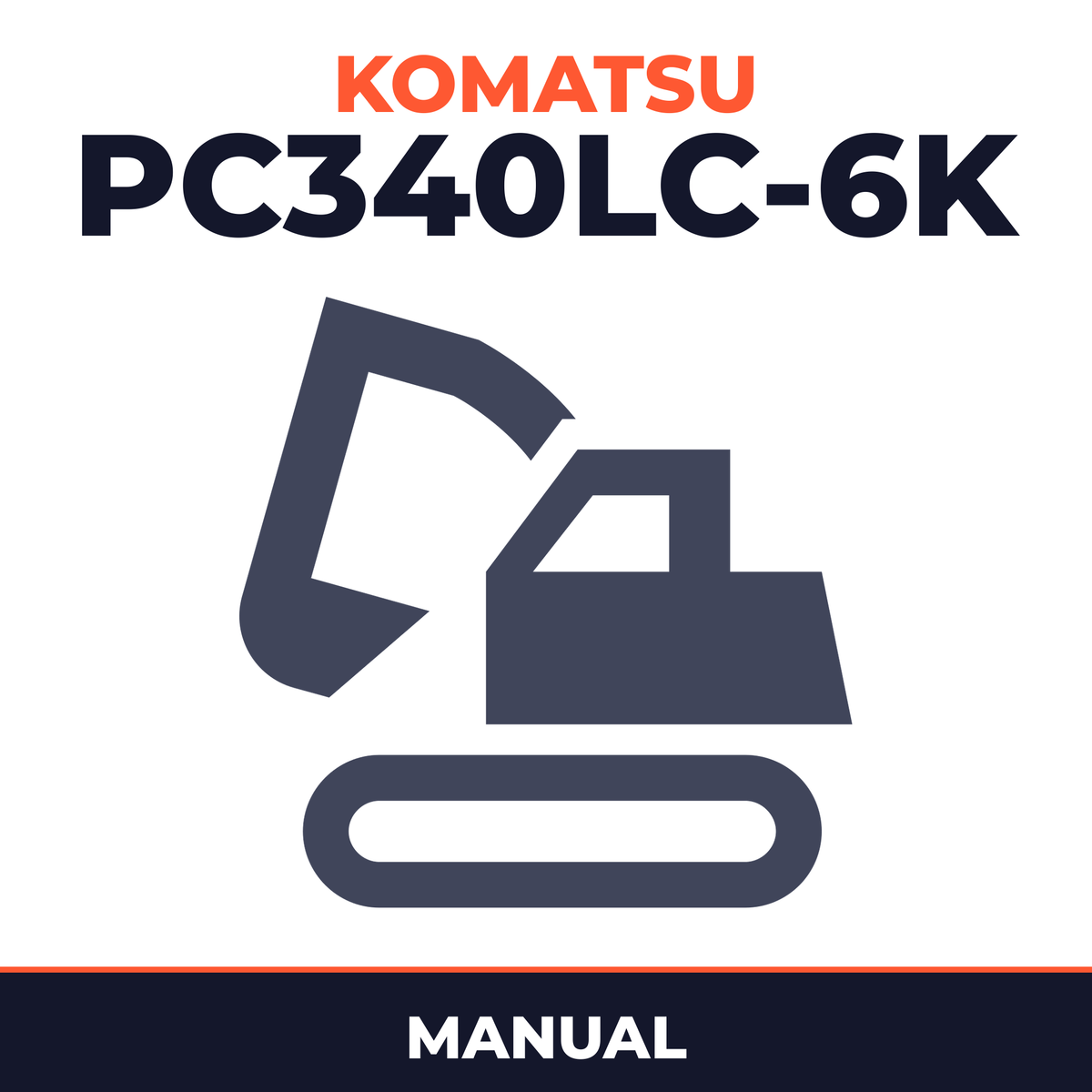 Komatsu PC340LC-6K Serial K32001 and up,K34001 and up WORKSH