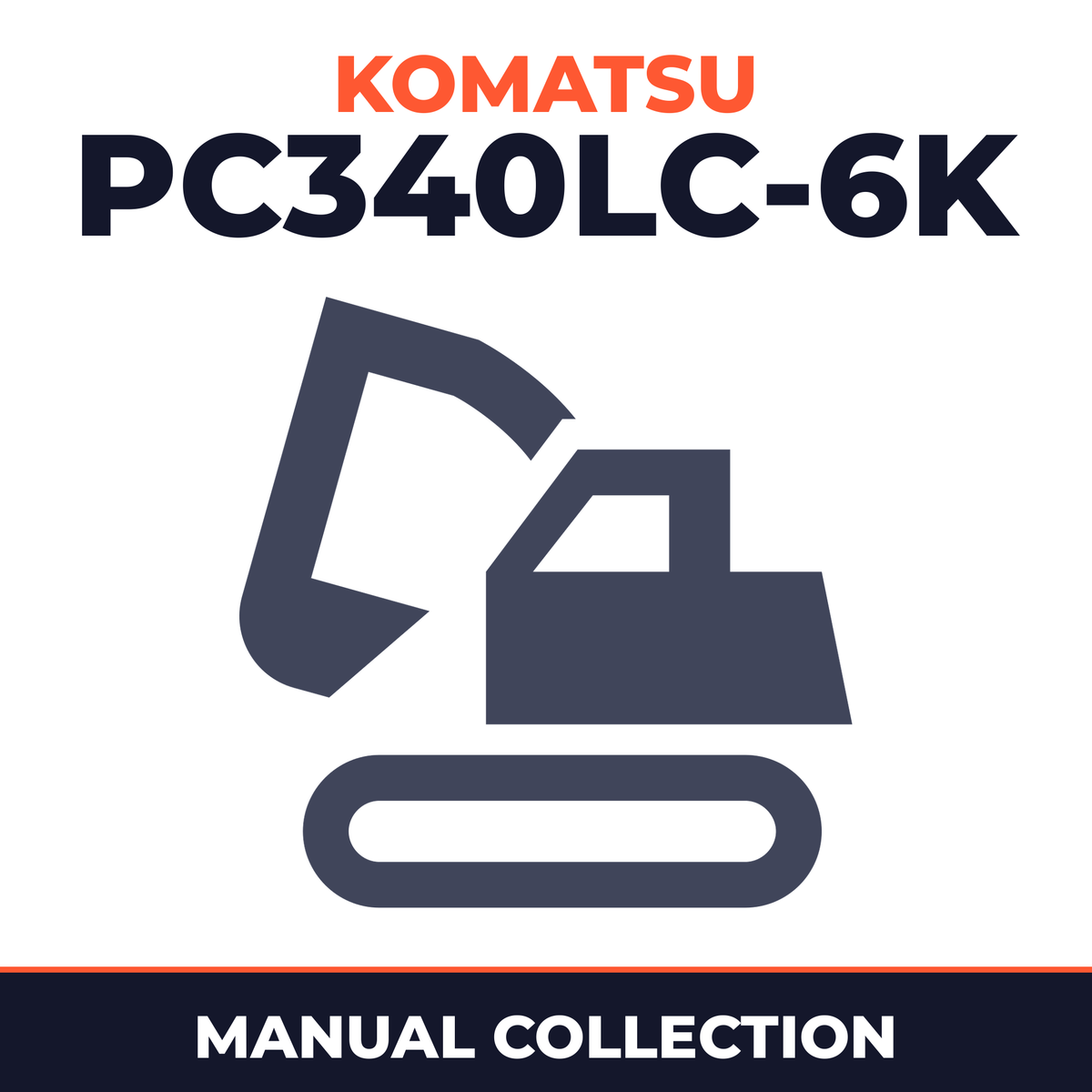 KOMATSU PC340LC-6K SN K30001 and up - Collection of 2 files