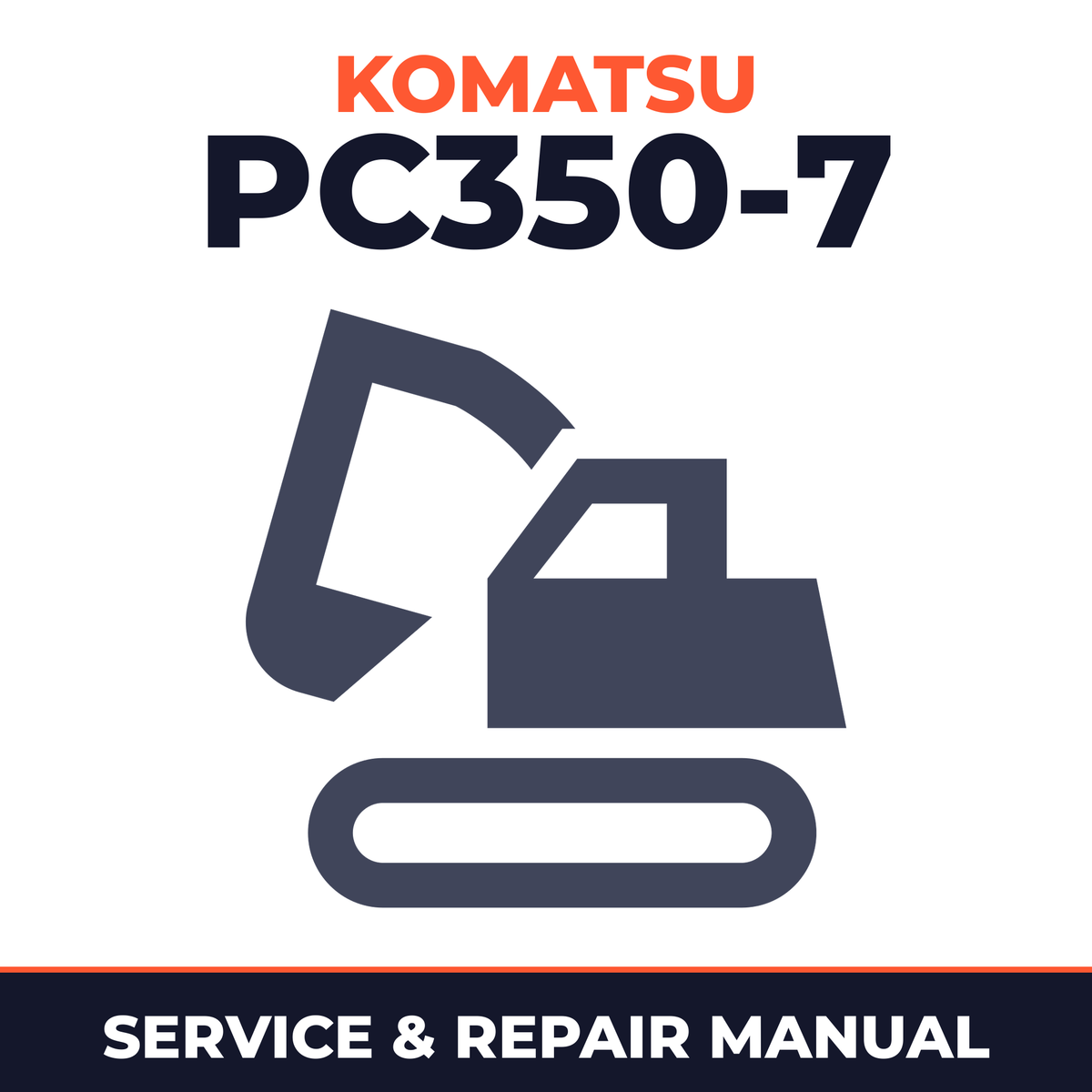 Komatsu PC350-7 Serial 20001 and UP Workshop Manual