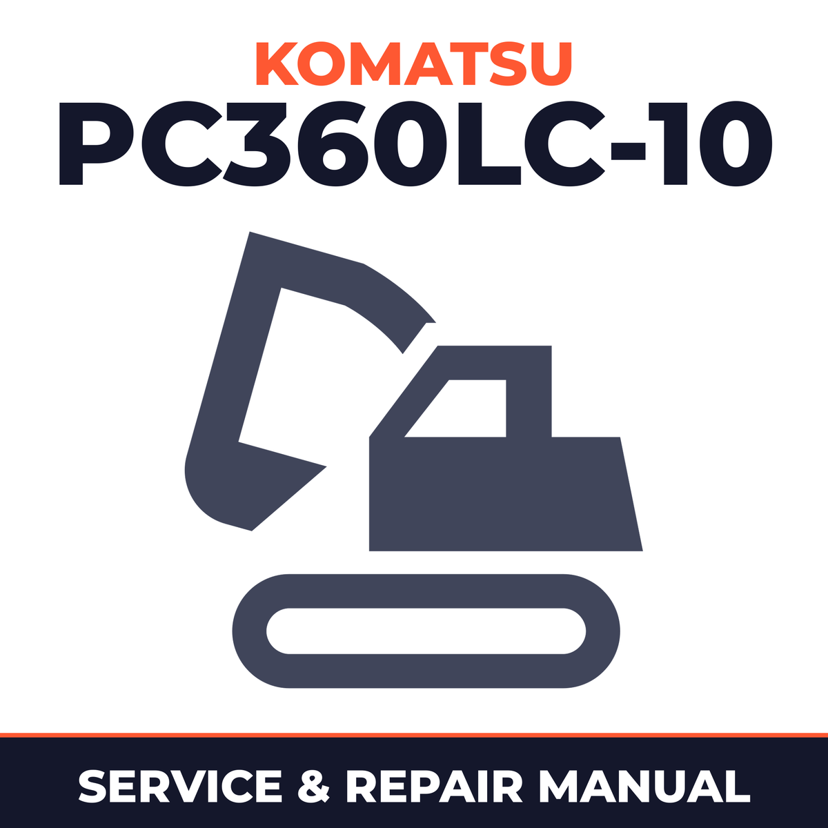 Komatsu PC360LC-10 Hydraulic Excavator Service Repair Workshop Manual (70001 and up)