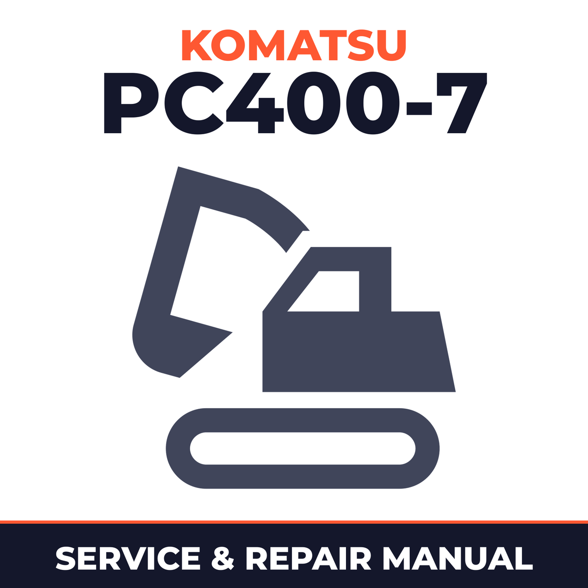 Komatsu PC400-7 Serial 50001 and up Workshop Manual