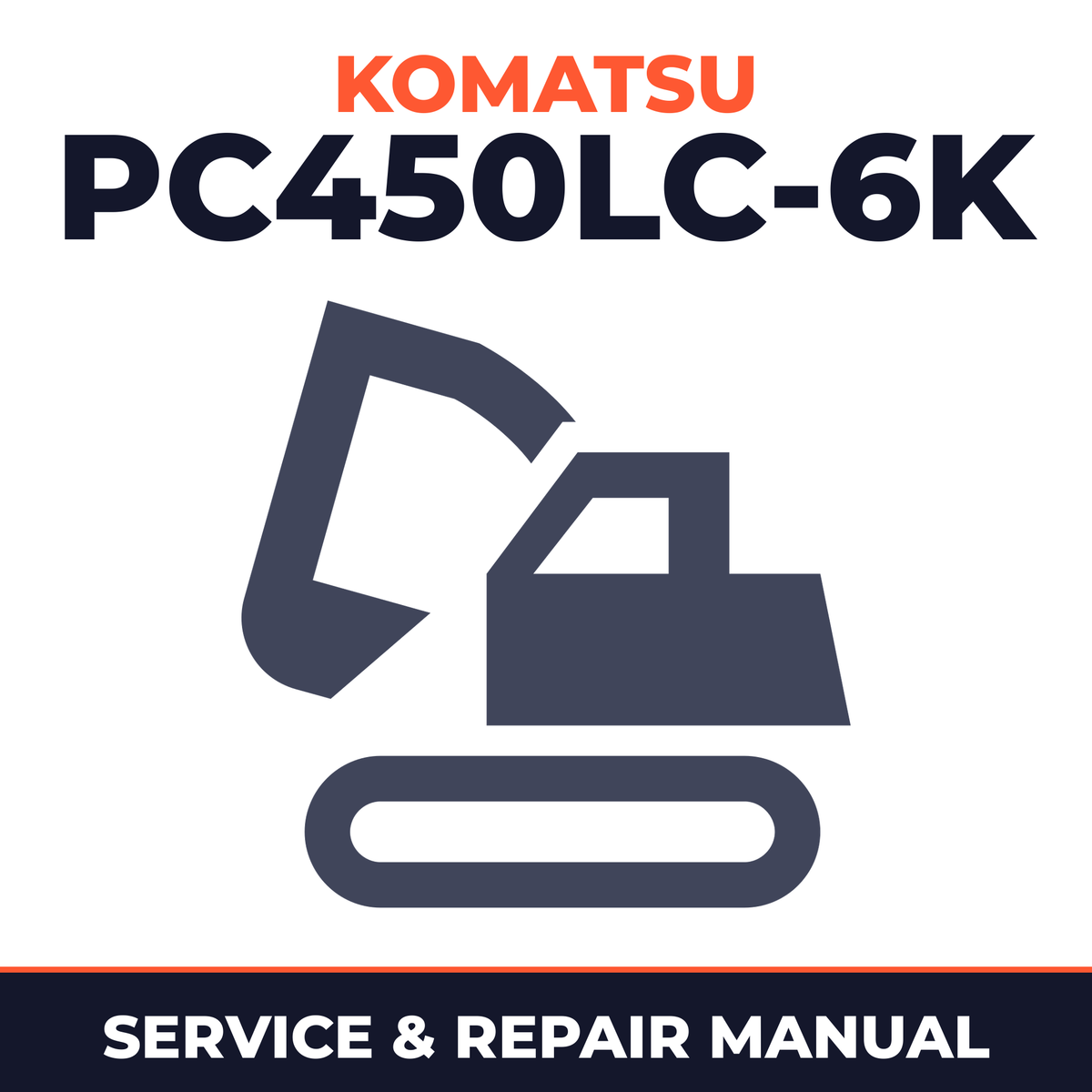 KOMATSU PC450LC-6K SN K30001 and up Service Manual