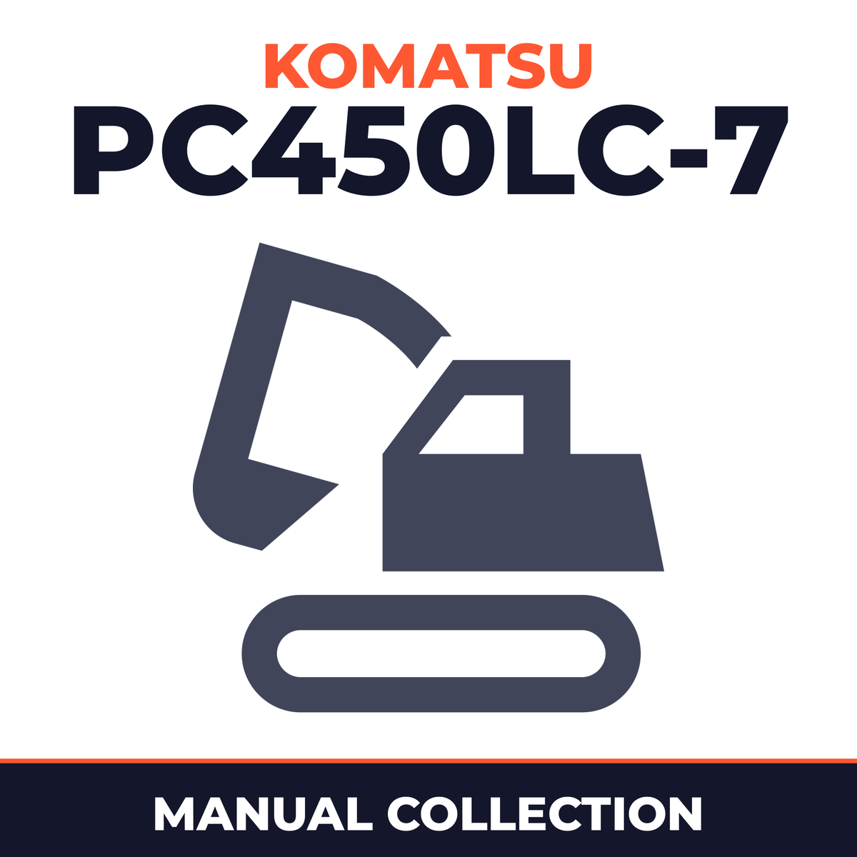 Komatsu PC450LC-7 manuals. Shop, operators and parts manual
