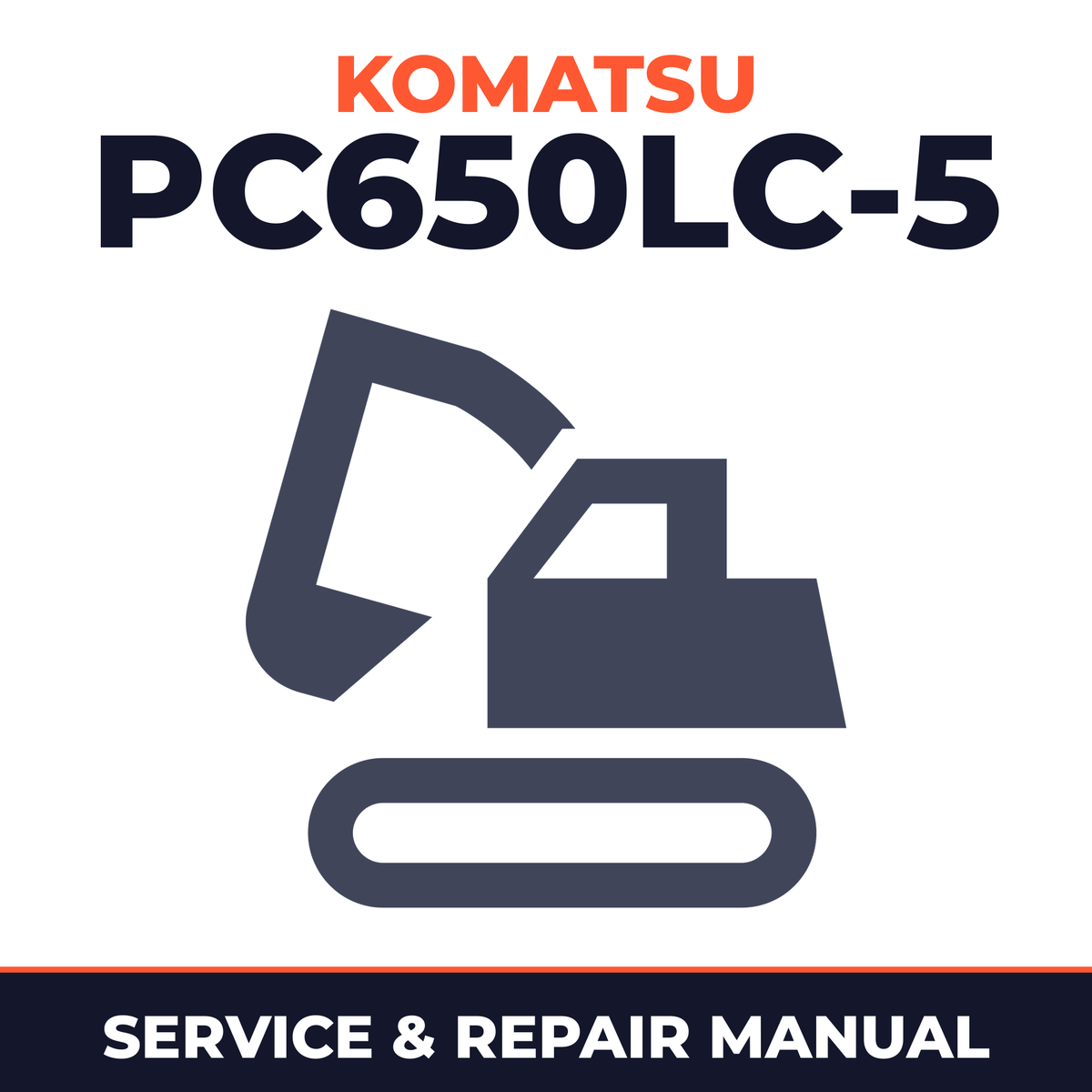KOMATSU PC650LC-5 Hydraulic Excavator Service Manual