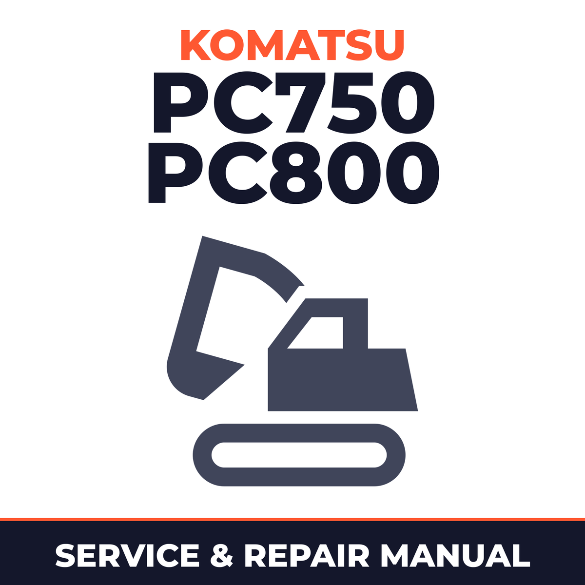 KOMATSU PC750 7 PC800 7 Workshop Repair Manual 2004 ONWARD