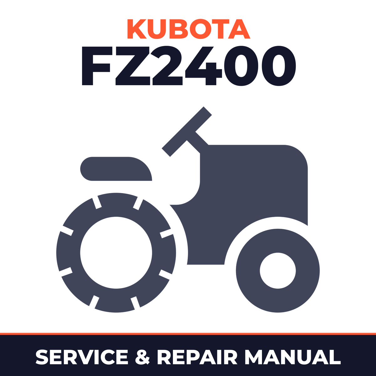Kubota FZ2400 Zero-Turn Mower Service & Repair Manual Set