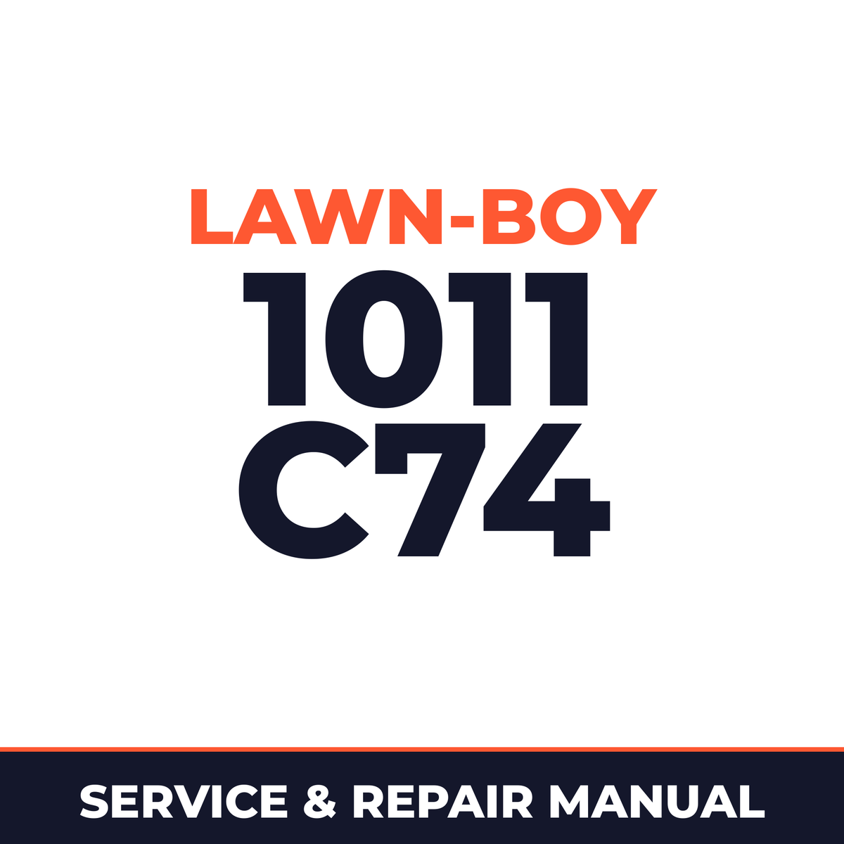 Lawn Boy 1011 1964 400000001-499999999 Lawn-Boy C74 Machine Service & Repair Manual