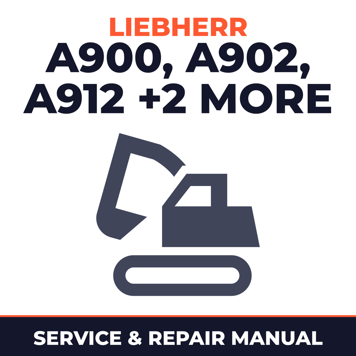 Liebherr A900 A902 A912 A922 A932 Litronic Hydraulic Excavator Service Repair Factory Manual