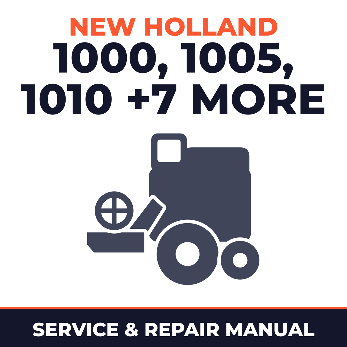 New Holland 1000 1005 1010 1012 1030 1032 1033 1034 1035 1044 Combine Service & Repair Manual