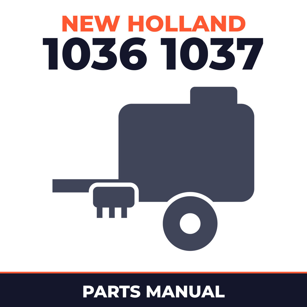 New Holland 1036 1037 Baler Parts Manual