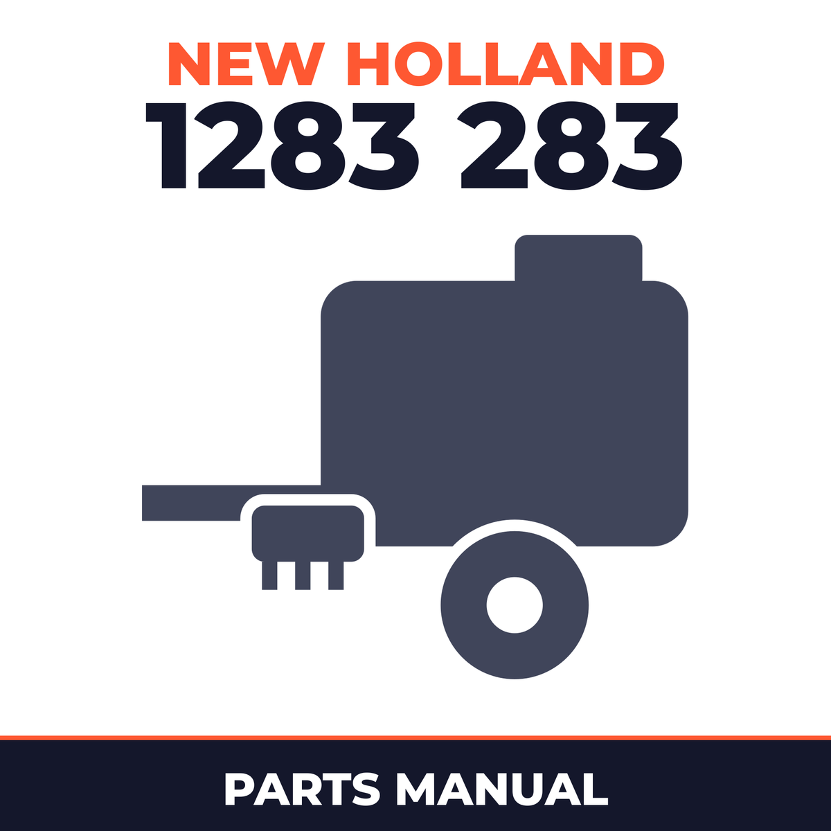New Holland 1283 283 Baler Parts Manual