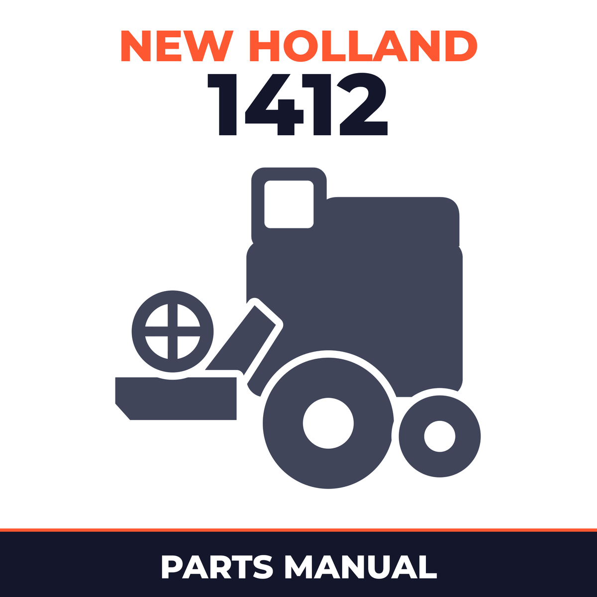 New Holland 1412 Combine Parts Manual