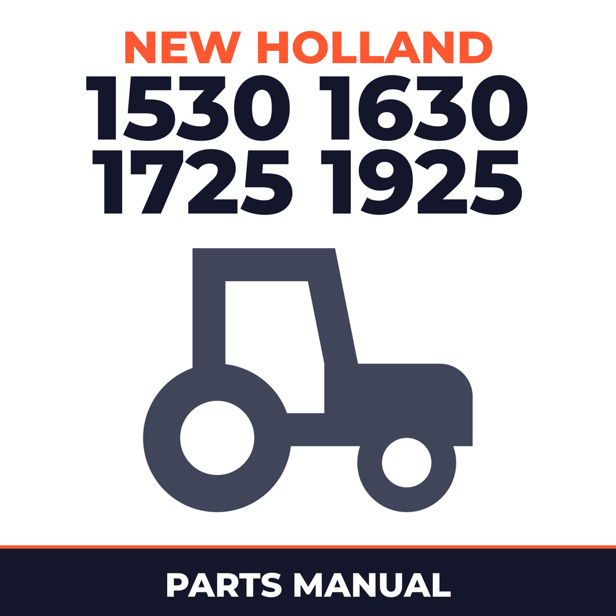 New Holland 1530 1630 1725 1925 Tractor Parts Manual