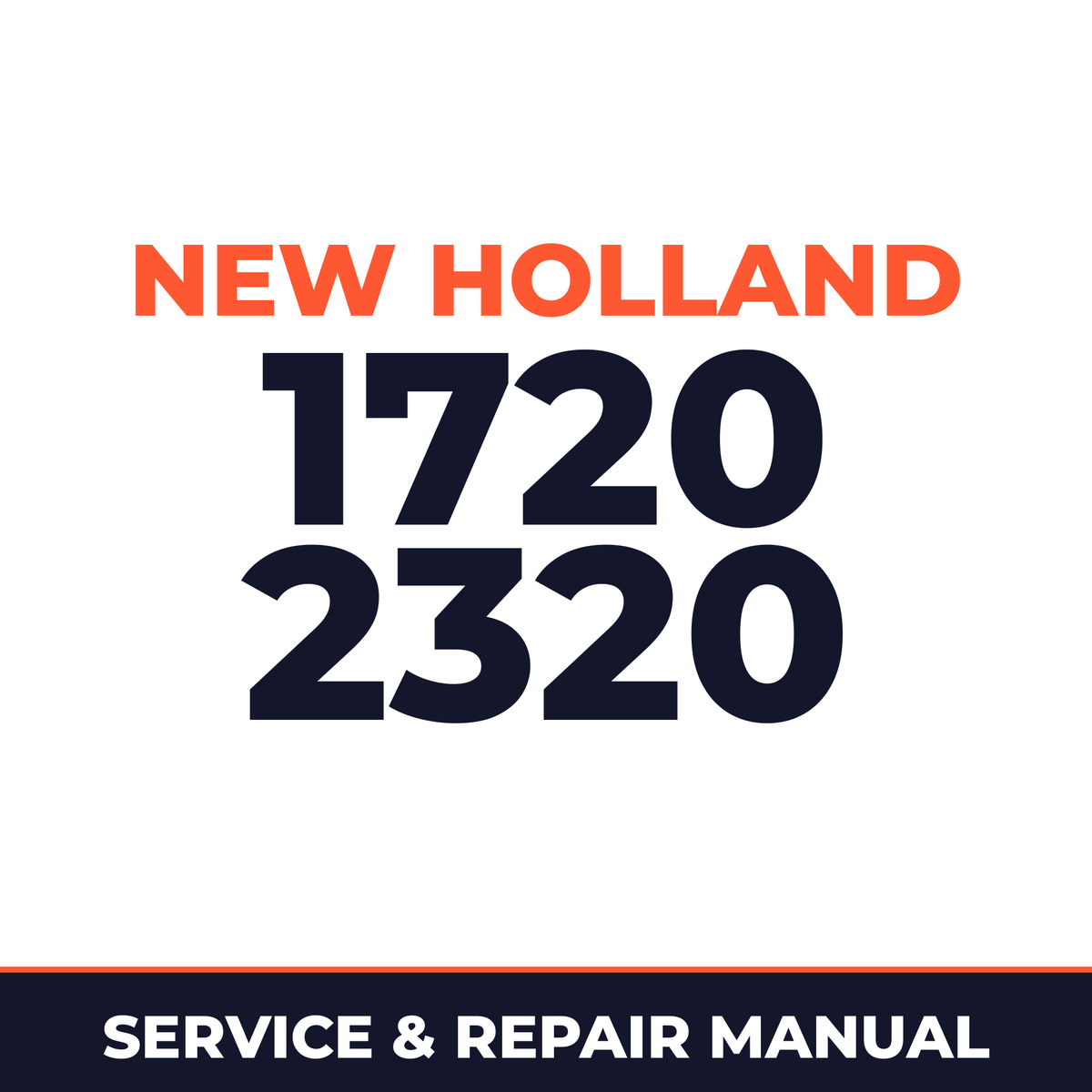 New Holland 1720 2320 Planter Service & Repair Manual