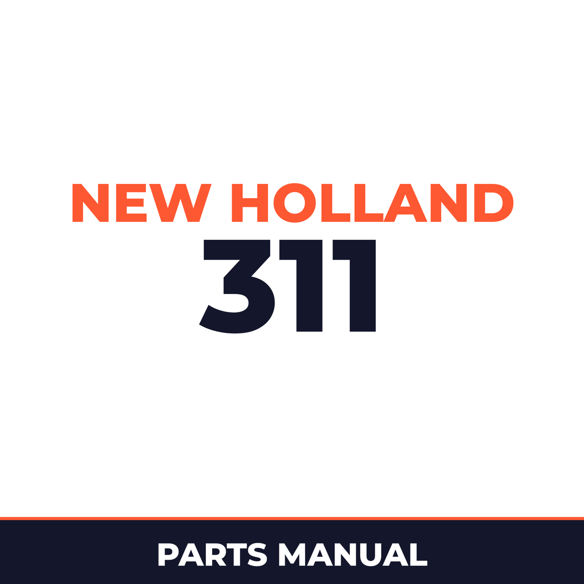 New Holland 311 Planter Parts Manual