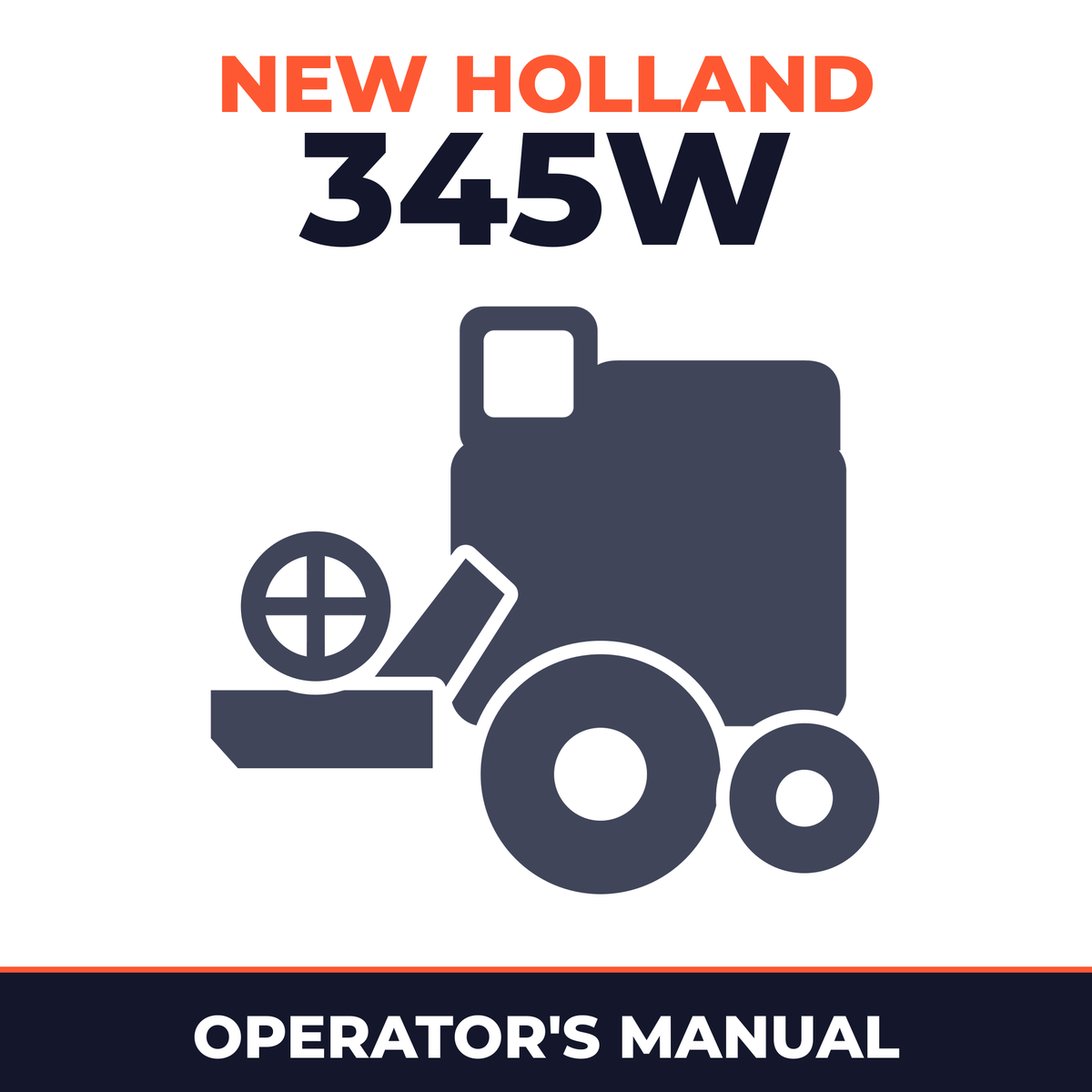 New Holland 345W Combine Operator's Manual