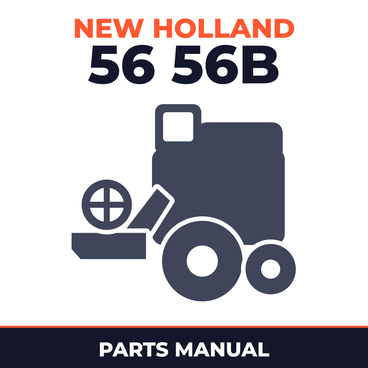 New Holland 56 56B Combine Parts Manual
