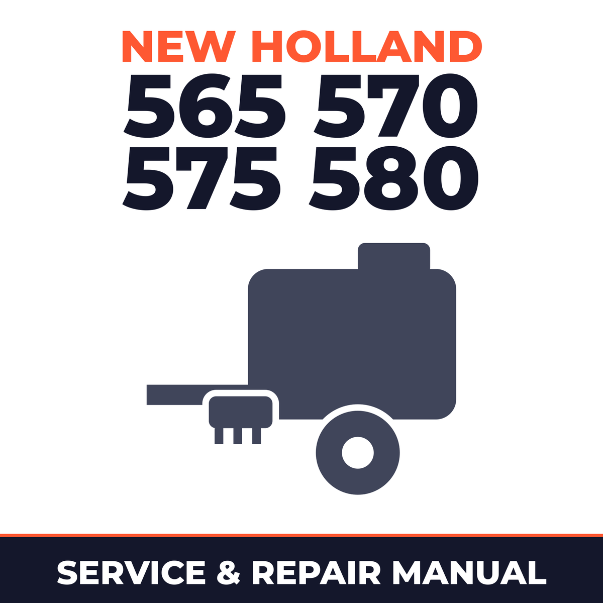 New Holland 565 570 575 580 Baler Service & Repair Manual