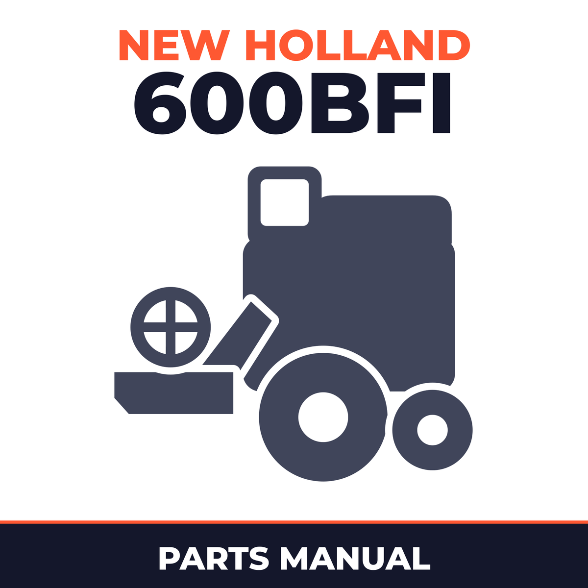 New Holland 600BFI Combine Parts Manual