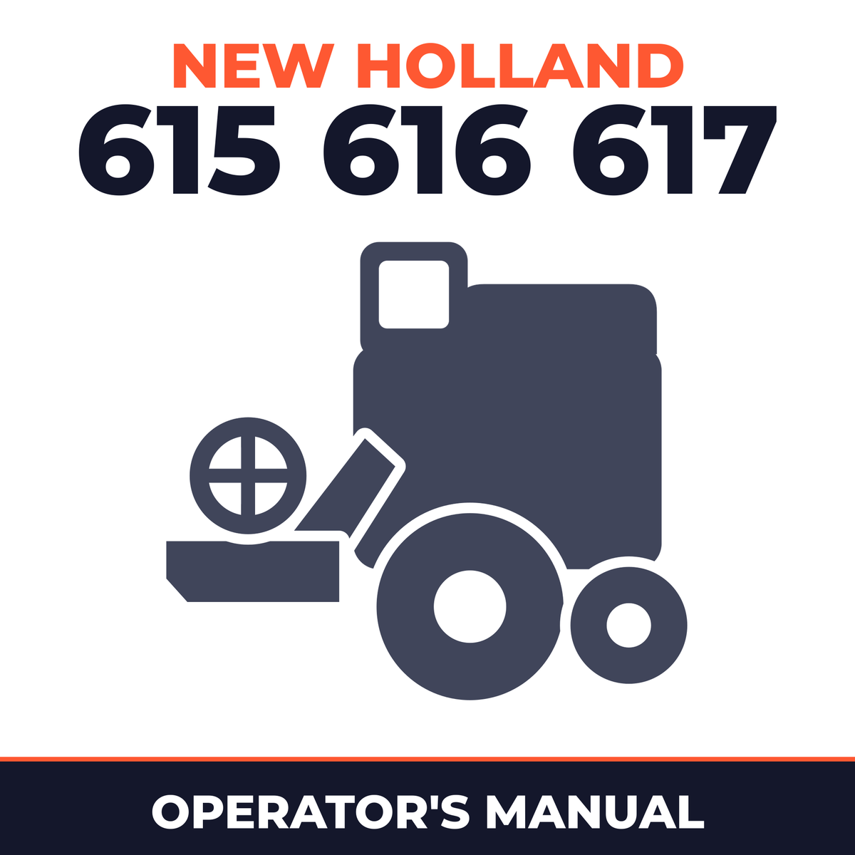 New Holland 615 616 617 Combine Operator's Manual