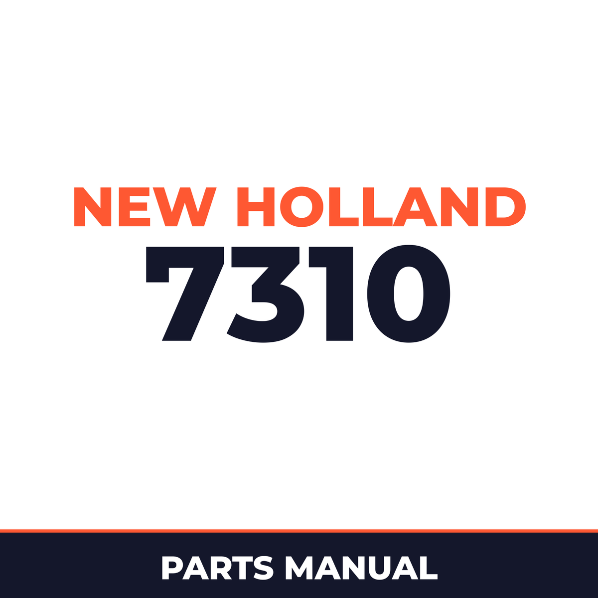 New Holland 7310 Parts Catalog