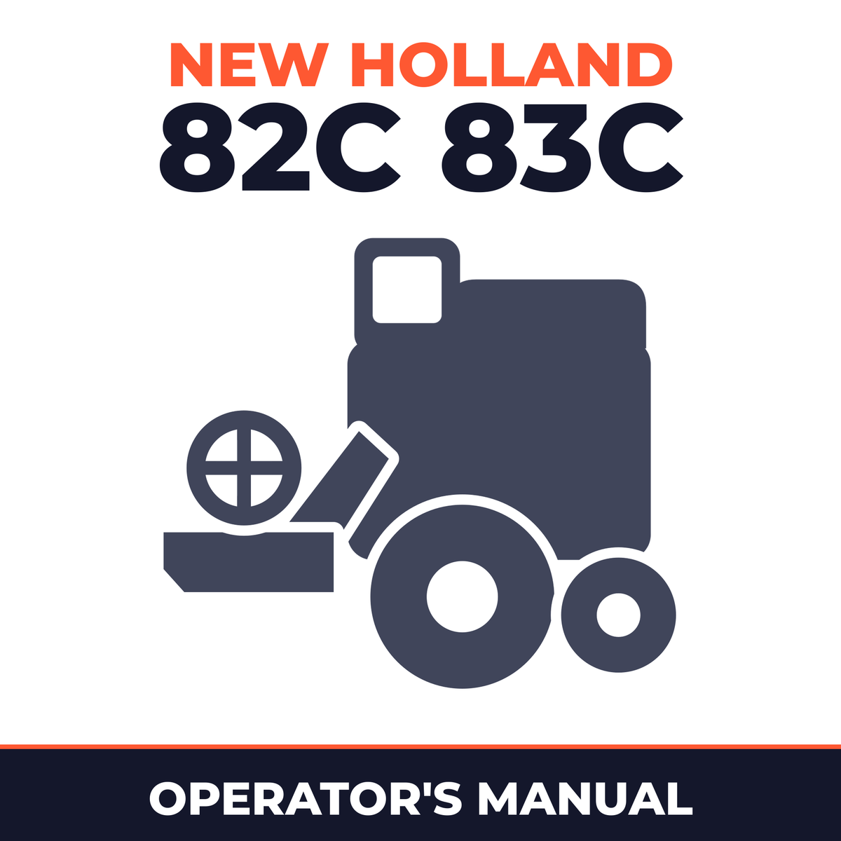 New Holland 82C 83C Combine Operator's Manual